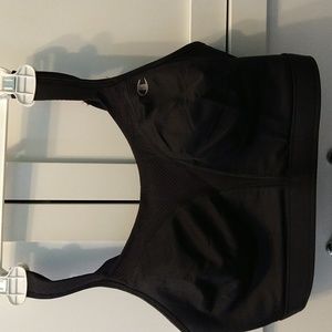Women's champion black sports bra